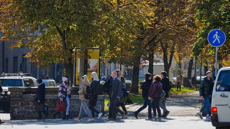 Киев уходит в полулокдаун. Фото: 