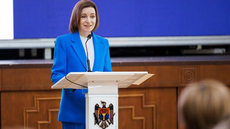 Президент Молдови Майя Санду. Фото: Фейсбук
