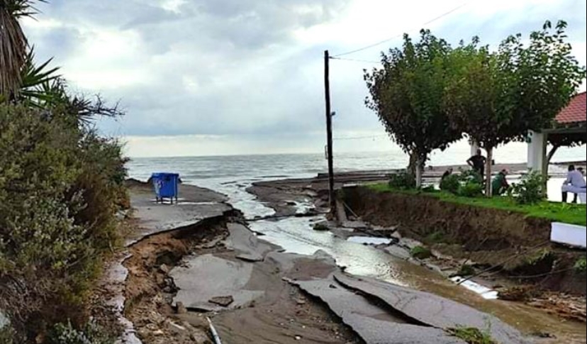 В Греции после масштабных пожаров несколько районов затопило из-за мощных ливней. Фото, видео 