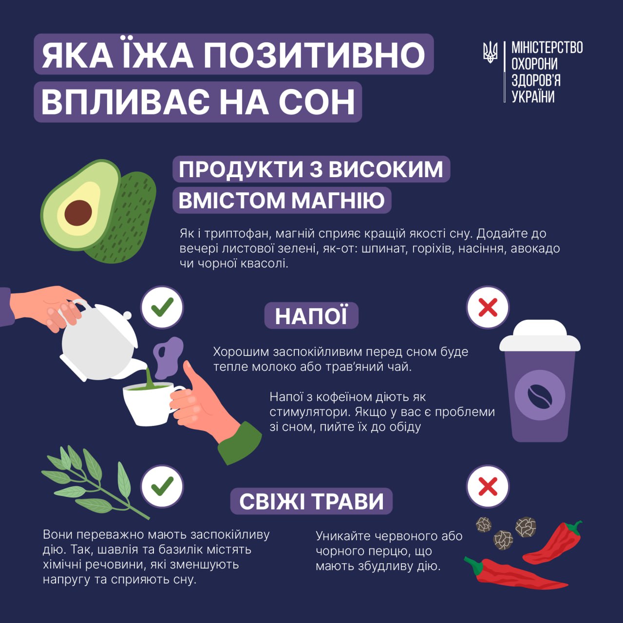 Какие продукты позитивно влияют на сон