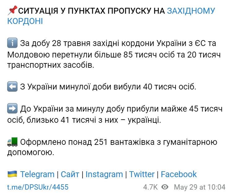 В Украину возвращаются все больше граждан