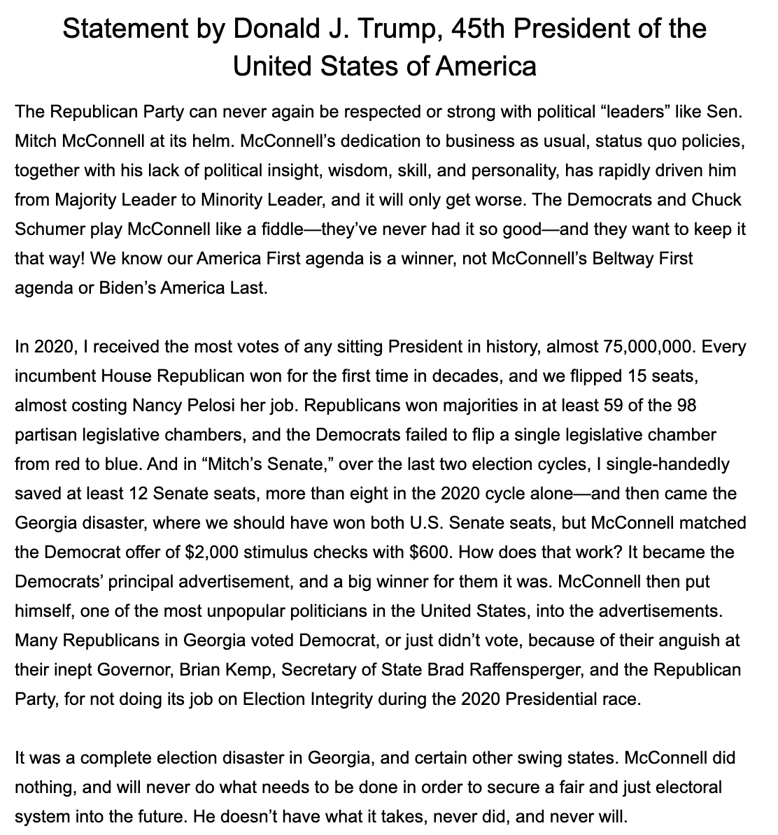 Заявление Трампа, с.1