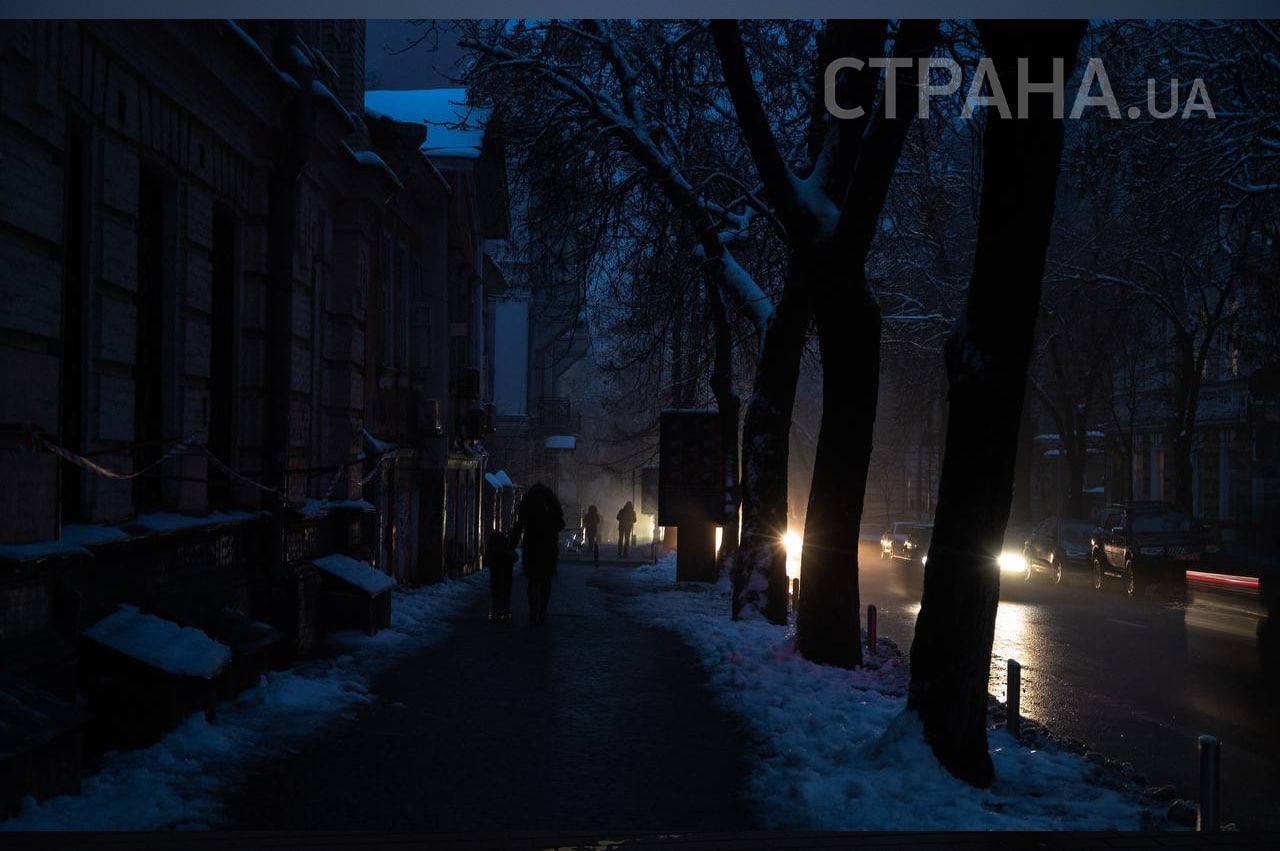 Киев без света