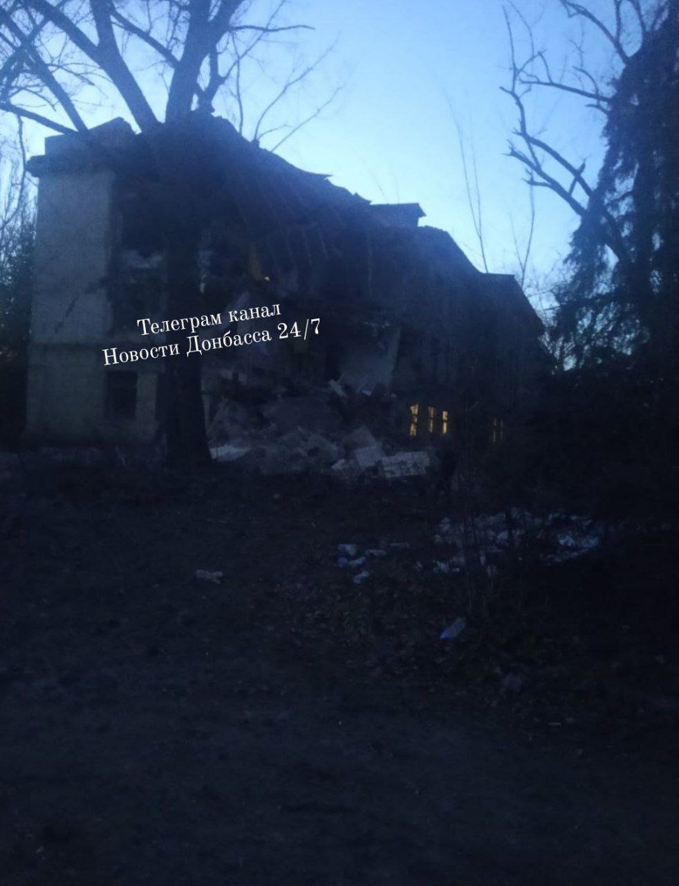 Константиновка после обстрела