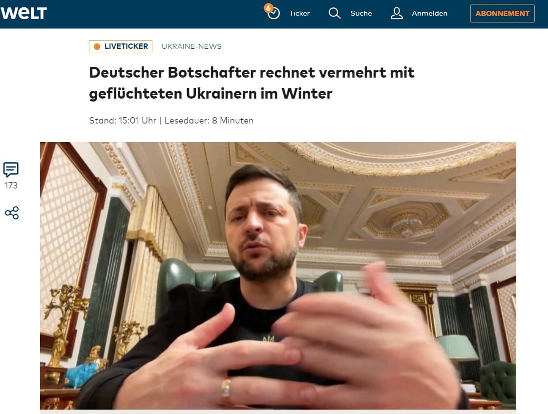 Из-за холодов Украину могут покинуть значительное количество людей