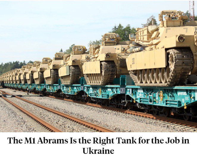 Танки Abrams поставят в Украину в течение нескольких следующих месяцев