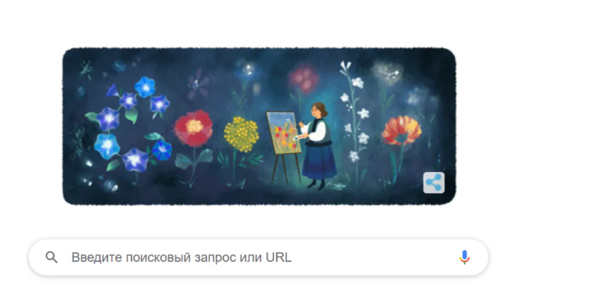 Google&nbsp;посвятил свой Doodle&nbsp;известной украинской художнице Екатерине Белокур