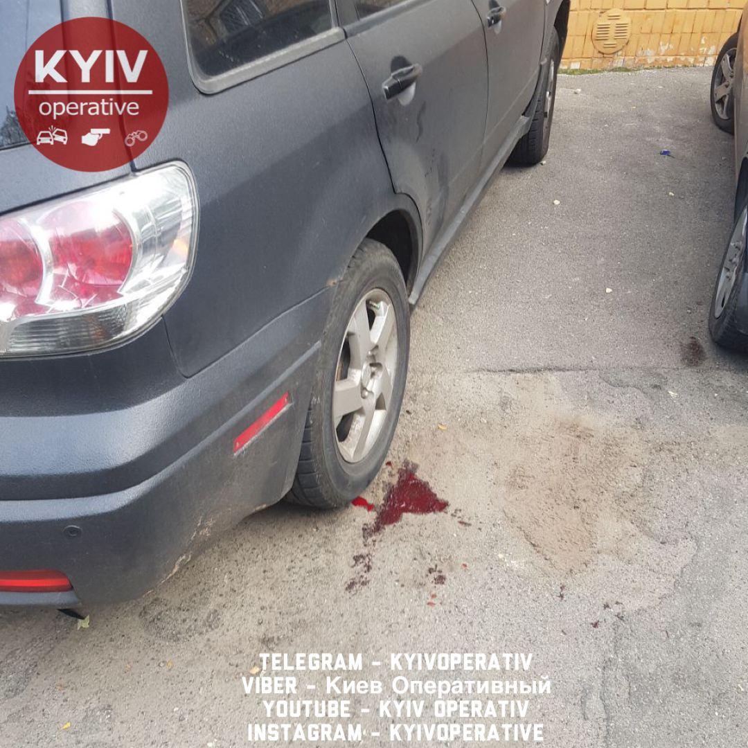 Фото с места происшествия. "Киев Оперативный" в Телеграме.&nbsp;