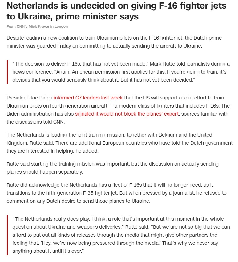 Скриншот с сайта CNN