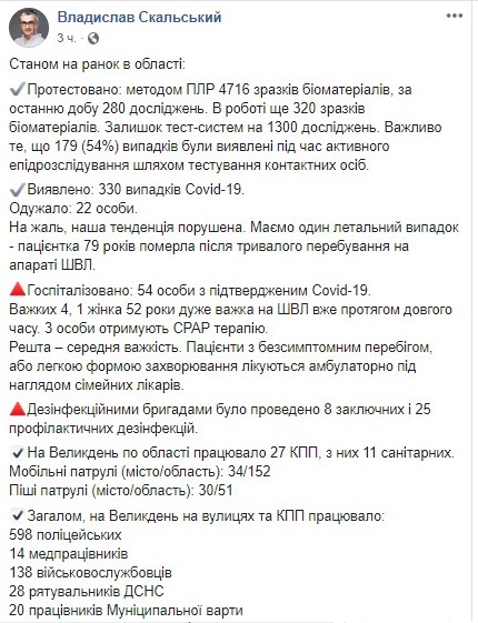 В Винницкой области от COVID-19 умерла первая пациентка.