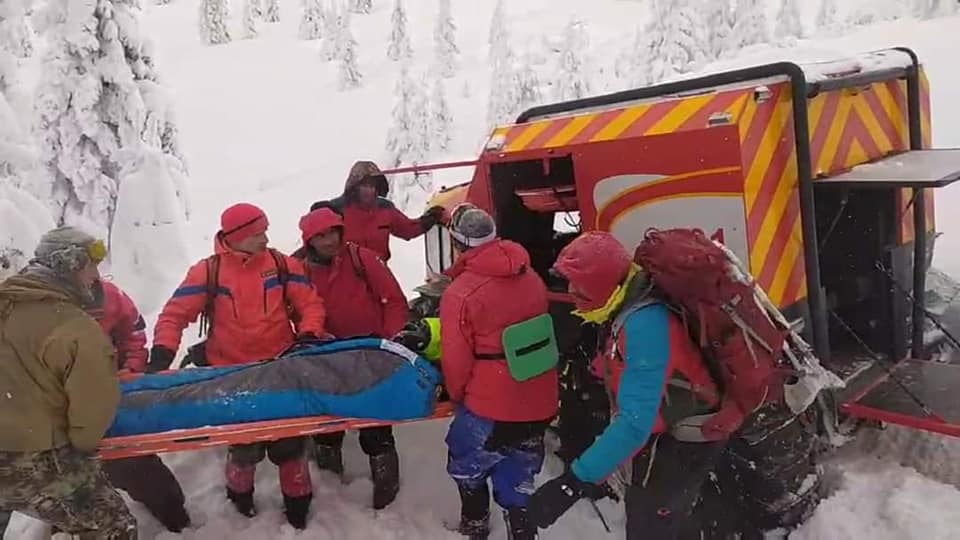 В Карпатах спасатели нашли заблудившегося туриста. Скриншот facebook.com/MNS.GOV.UA