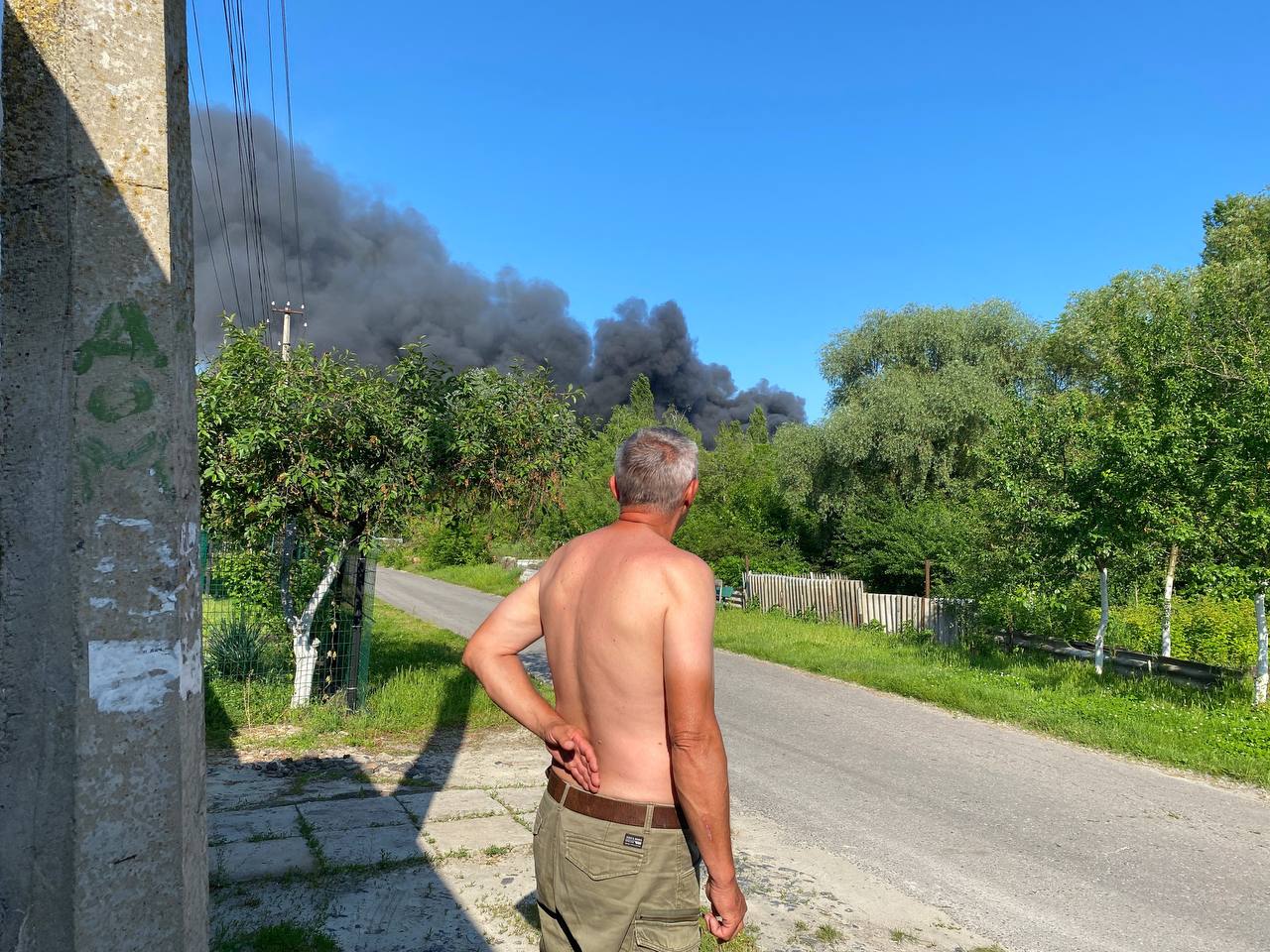 Наслідки обстрілу Шебекіно