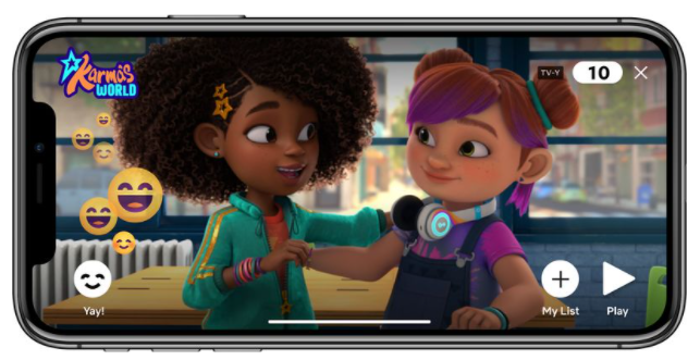 Как будет выглядеть&nbsp;TikTok от Neflix для детей. Источник: Netflix Kinds.