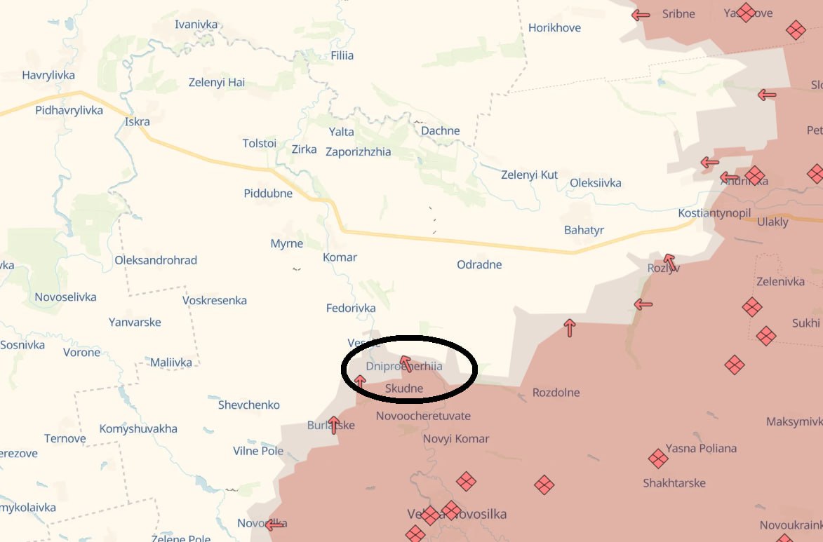 Карта бойових дій (2). Джерело - Deep State