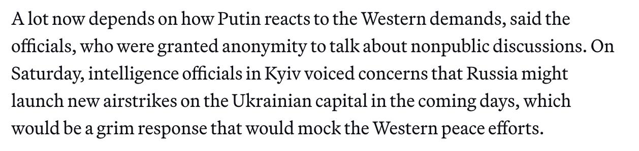 Знімок повідомлення на politico.com