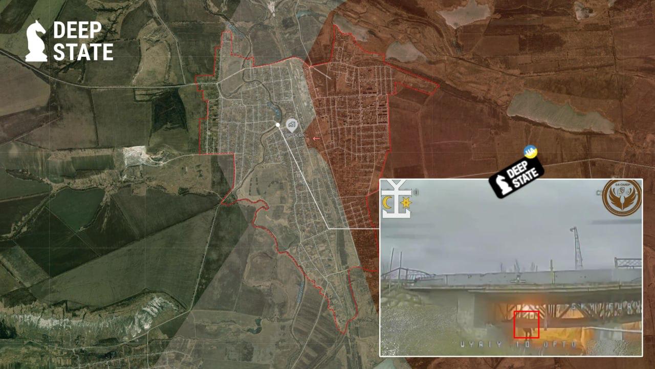 Сіверськ. Карта бойових дій. Джерело - Deep State