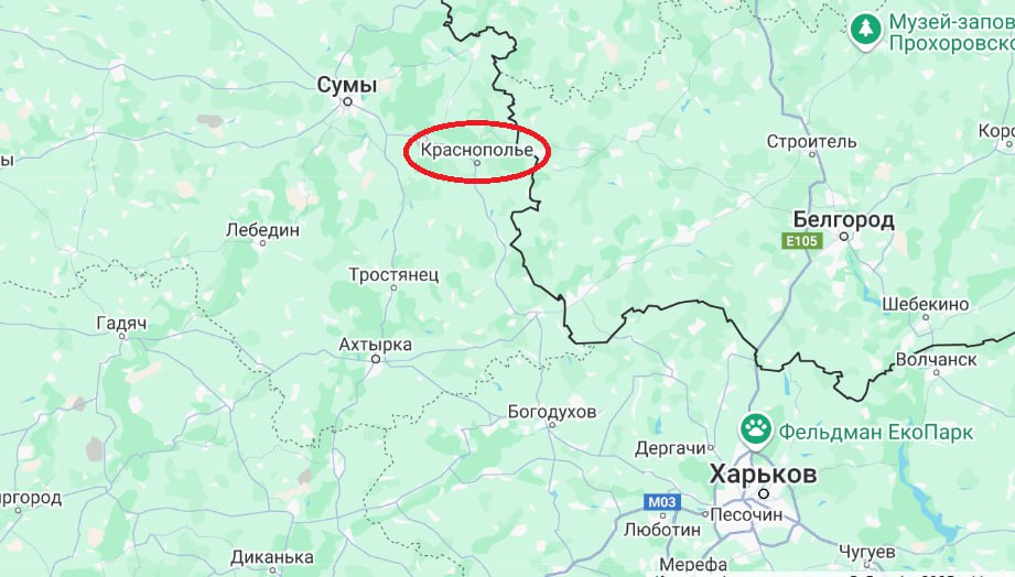 Карта бойових дій. Джерело - Телеграм