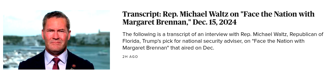 Знімок публікації на cbsnews.com