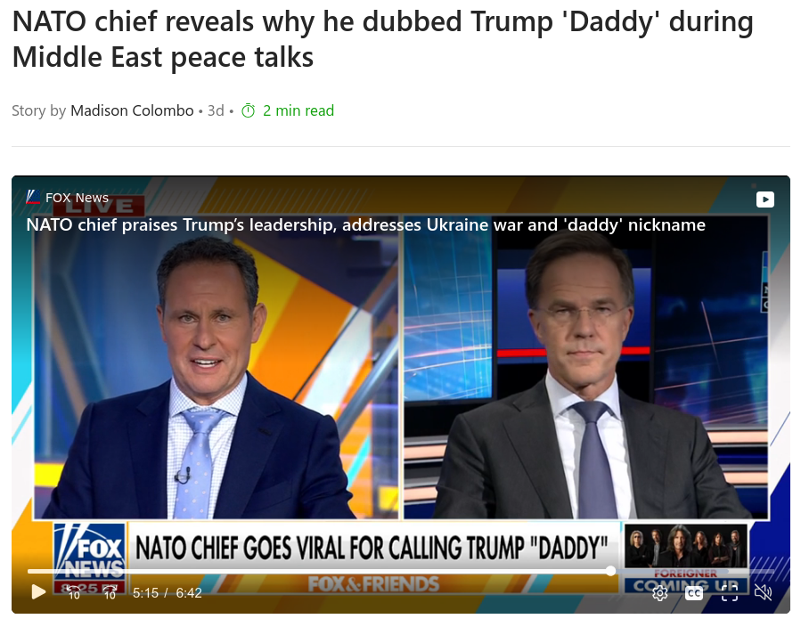 Знімок заголовка на foxnews.com